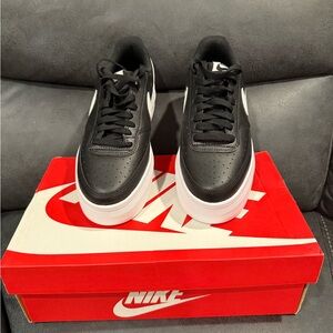 Nike Court Vision Alta Ltr Black and White Sneakers